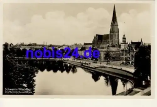 Schwerin Pfaffenteich Dom o 1937
