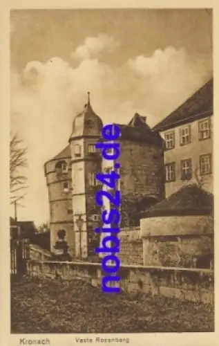 96317 Kronach Veste Rosenberg *ca.1929