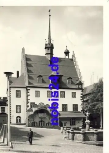 07381 Pößneck Rathaus o 1981