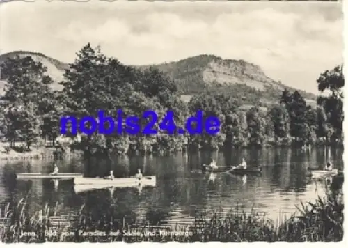 Jena Paddeln auf der Saale o 1963