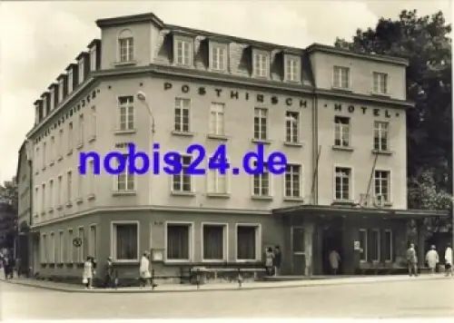 07381 Pößneck HO Hotel Posthirsch o 1970