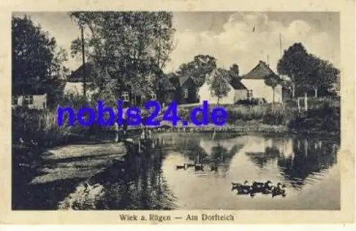 18556 Wiek Rügen Dorfteich o ca.1930