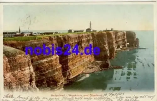 Helgoland Westküste Oberland o 1903