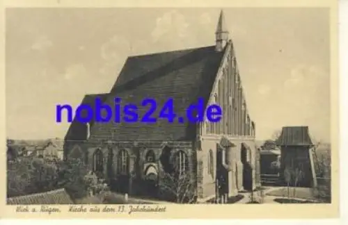 18556 Wiek Rügen Kirche *ca.1950
