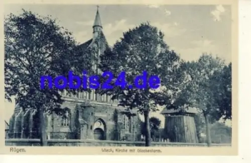 18556 Wiek Rügen Kirche *ca.1920