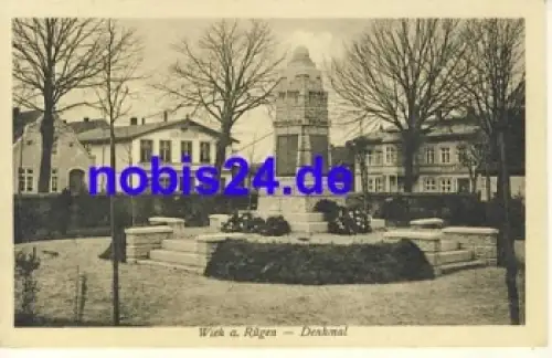 18556 Wiek Rügen Denkmal  *ca.1920
