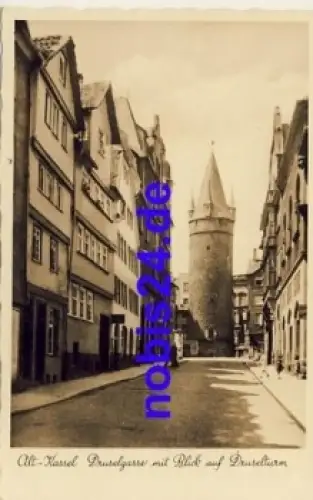 Alt Kassel Druselgasse Druselturm *ca.1935