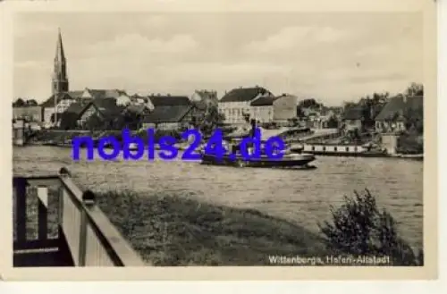 19322 Wittenberge Hafen Altstadt *ca.1940
