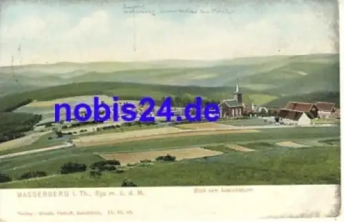 98666 Masserberg vom Aussichtsturm o 1908