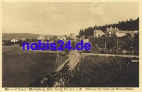 98666 Masserberg Villenviertel *ca.1920