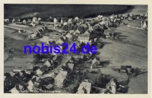 98666 Masserberg Luftbildaufnahme *ca.1950