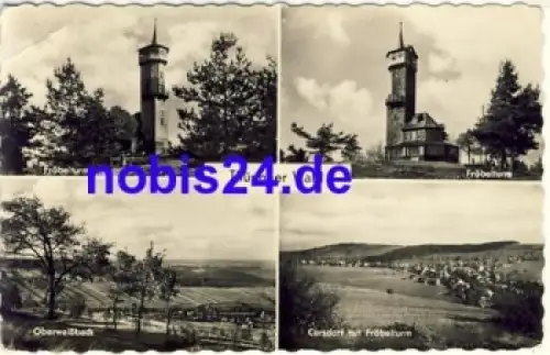 98744 Oberweißbach Thüringer Wald o 1959