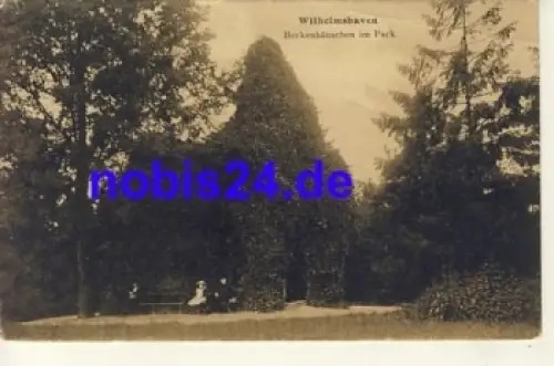 26386 Wilhelmshaven Parkanlage o 1909