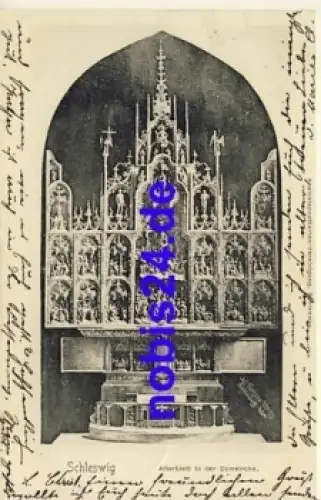 24837 Schleswig Altar Domkirche o 1902