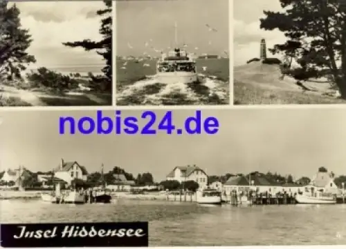 18565 Insel Hiddensee Mehrbildkarte o 1970