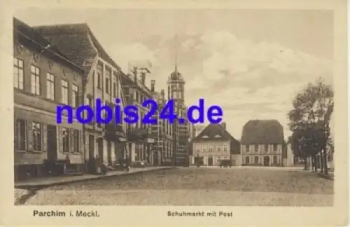 19370 Parchim Schuhmarkt Post o 1926