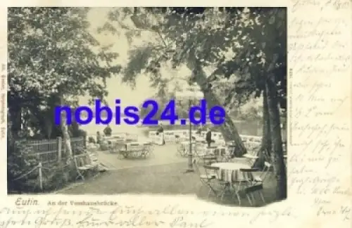23701 Eutin Gasthof Vosshausbrücke o 1903