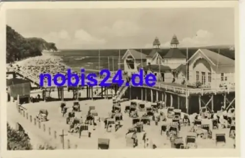 18586 Sellin Rügen Seebrücke o um 1955