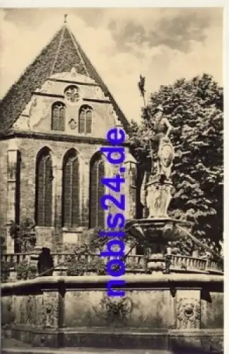 99310 Arnstadt Bachkirche Hopfenbrunnen *ca.1962