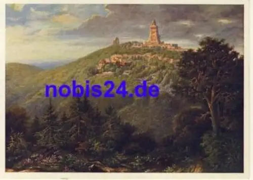 06567 Kyffhäuser Kaiser Denkmal Künstlerkarte *1928