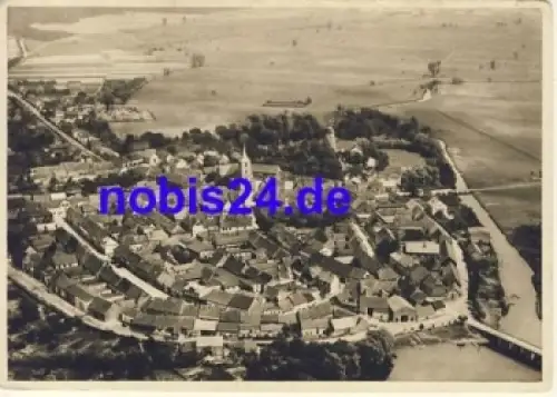 19309 Lenzen Luftbildaufnahme *ca.1955