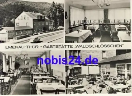 98693 Ilmenau Gasthaus Waldschlösschen o 1984