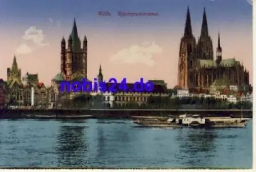 Köln Rheinpromenade  *ca.1920