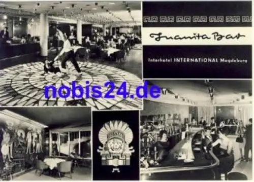 Magdeburg Interhotel Nachtbar *ca.1969