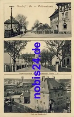 01477 Arnsdorf Wettinerstrasse Anstalt o 1912