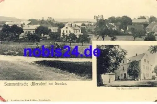 01454 Ullersdorf Radeberg Gasthof  *ca.1915