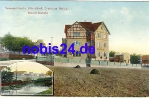 01454 Ullersdorf Radeberg Gasthof Waldfrieden o 1911