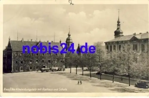 01587 Riesa Elbe Hindenburgplatz Lkw *ca.1935