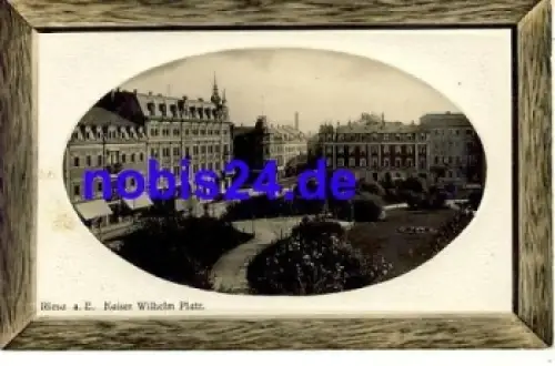 01587 Riesa Elbe Kaiser Wilhelmplatz o 1909