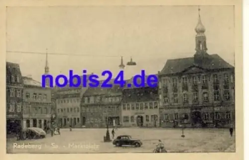 01454 Radeberg Marktplatz *ca.1950