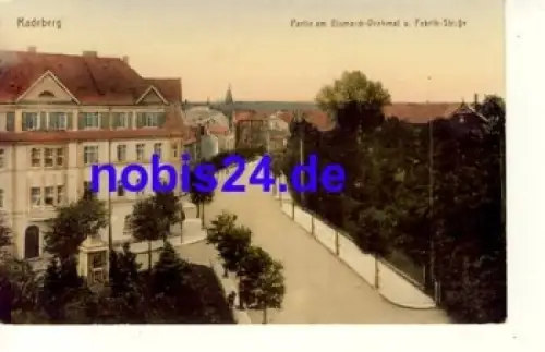 01454 Radeberg Fabrik Strasse Denkmal o ca.1925