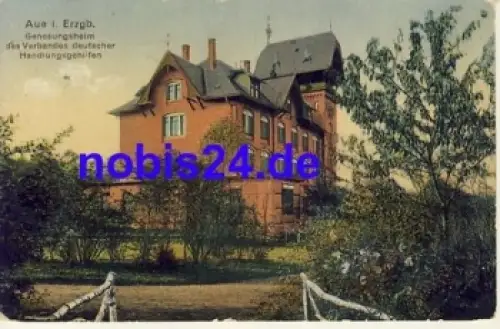 08280 Aue Genesungsheim Handlungsgehilfen o 1910