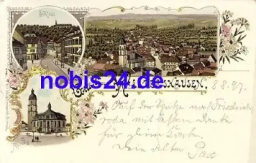 99880 Waltershausen Litho o 8.8.1897