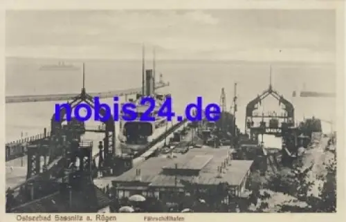 18546 Sassnitz Ostseebad Fährschiffhafen *ca.1920