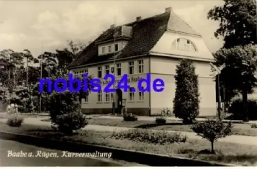 18586 Baabe Kurverwaltung Rügen o 1960
