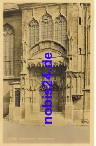 Jena Stadtkirche Hauptportal  *ca.1920