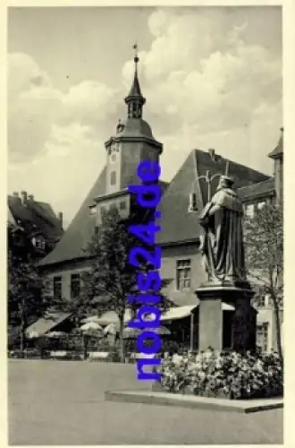 07751 Jena Markt Rathaus Denkmal o 1931