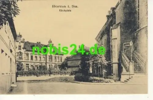 04552 Borna Kirchplatz  *ca.1920