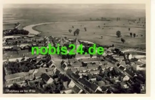 04931 Mühlberg Luftbildaufnahme *ca.1935