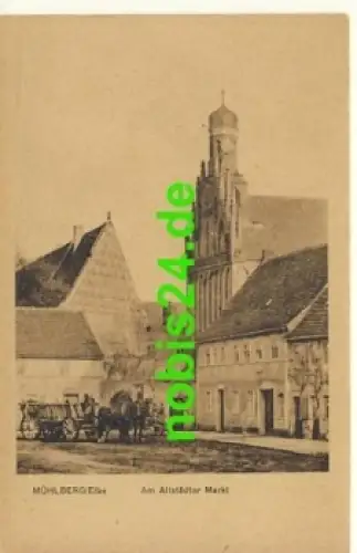 04931 Mühlberg Altstädter Markt Kirche *ca.1920