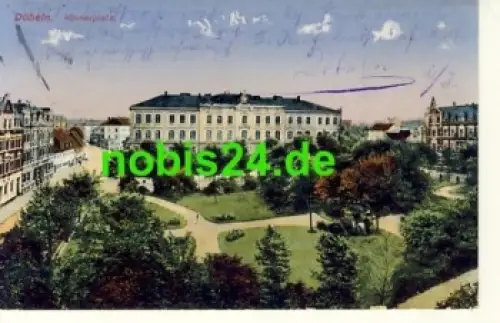 04720 Döbeln Körnerplatz Park o 14.10.1915