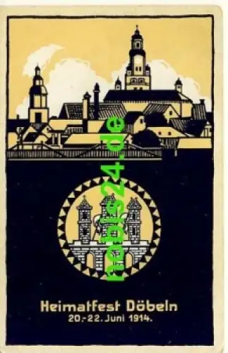 04720 Döbeln Heimatfest 20. - 22. Juni 1914