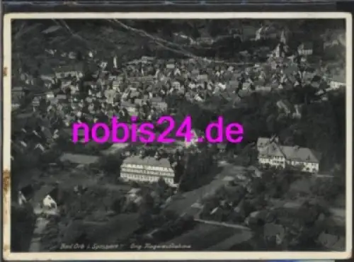 63619 Bad Orb Spessart Luftbildaufnahme o ca.1939
