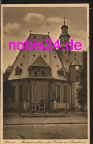 63400 Hanau Kirche mit Denkmal o 10.5.1932
