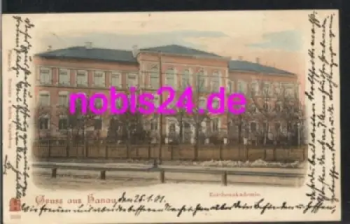63450 Hanau Zeichenakademie o 25.1.1901