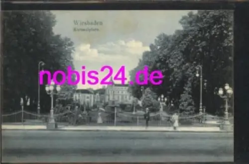 Wiesbaden Kursaalplatz  *ca.1920